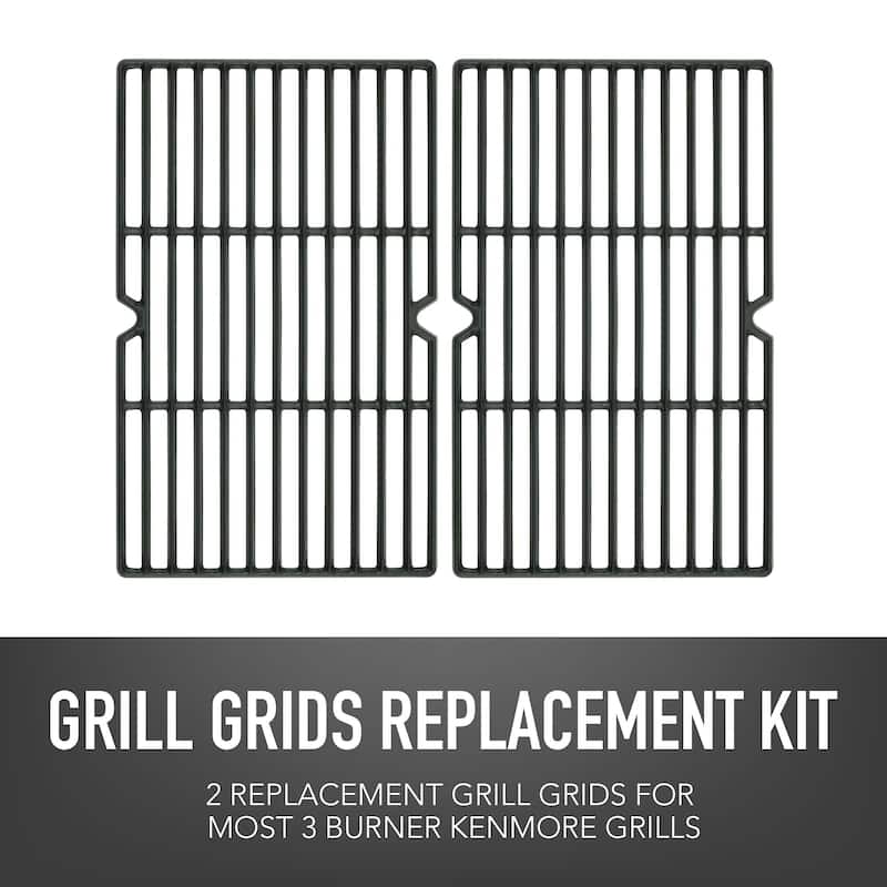 Permasteel Grill Parts for Kenmore 3B Grill Cooking Grates (Set of 2)