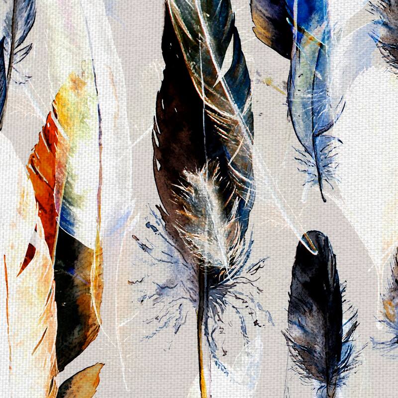 Feather Palette by Belle Maison Canvas Art Print