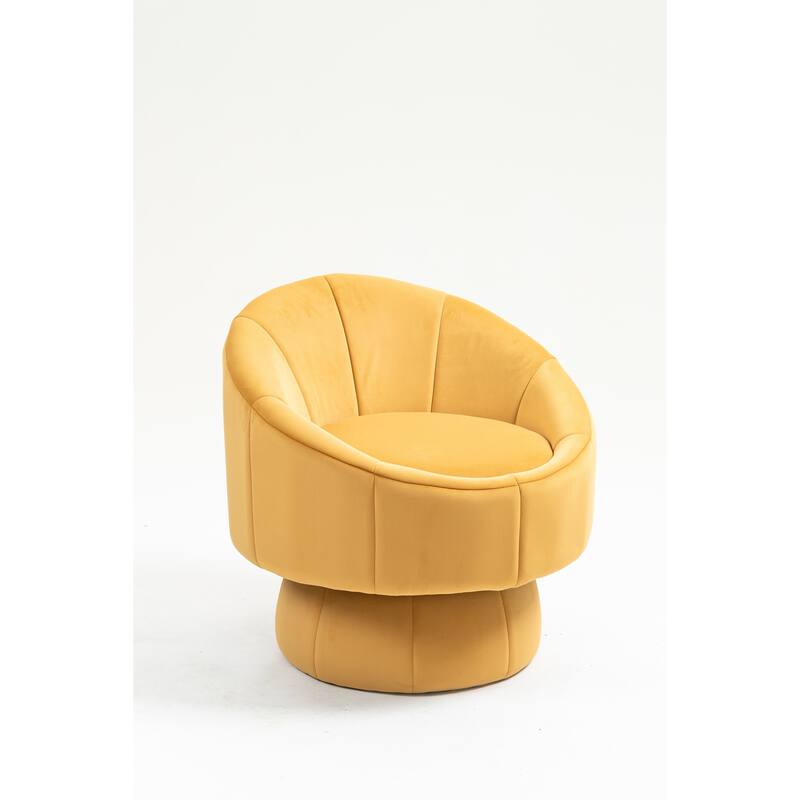 Upholstered Swivel Accent Chair Armchair