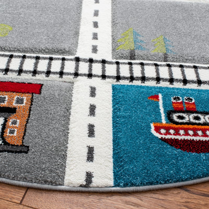 SAFAVIEH Carousel Kids Koika Neighborhood Road Rug
