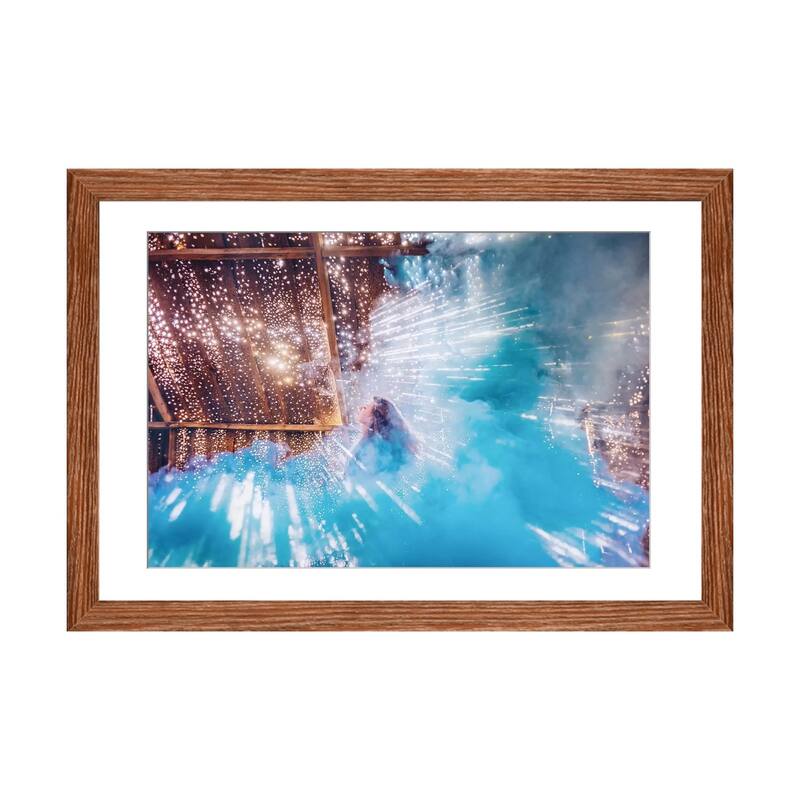 iCanvas "You Are My Cosmos" by Hobopeeba PFA - Walnut - 16x24x1