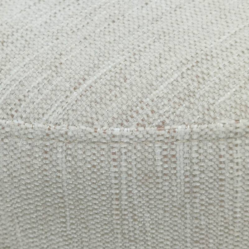 Pebble Upholstered Walnut Stool