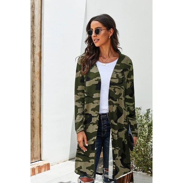 green camo sweater