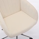 preview thumbnail 19 of 60, Velvet Home Office Chair, Ergonomic Swivel Study Desk Chair, Upholstered Vanity Chair with Backrest Seat and Metal Base