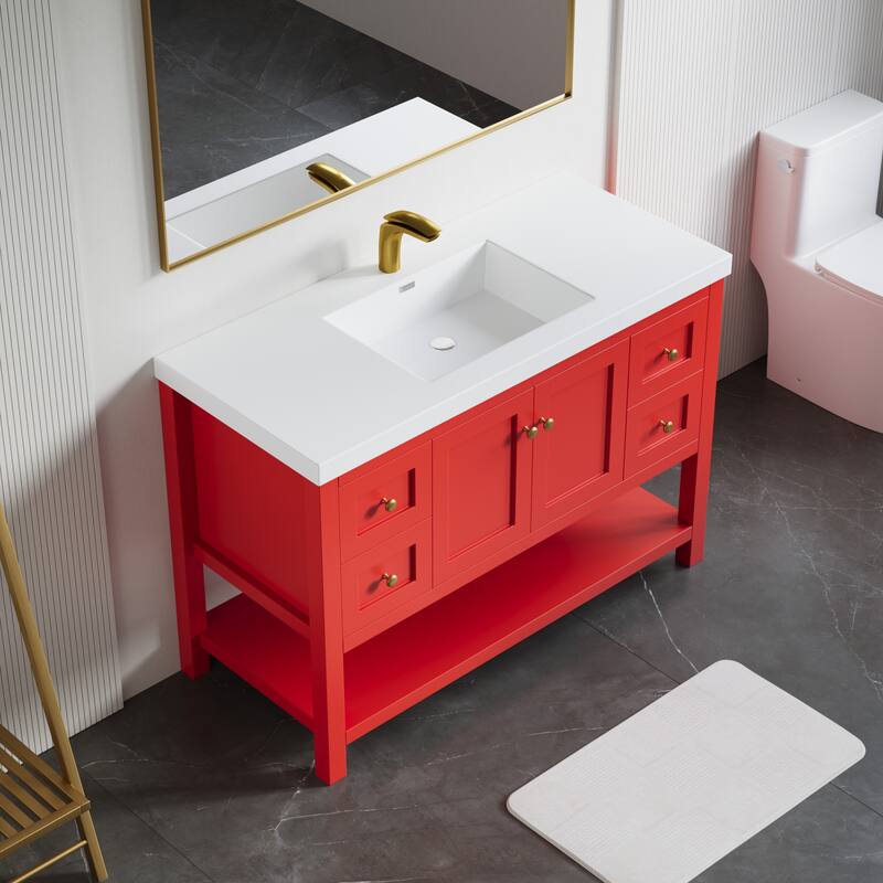 Winslow 48" Single Bathroom Vanity Set