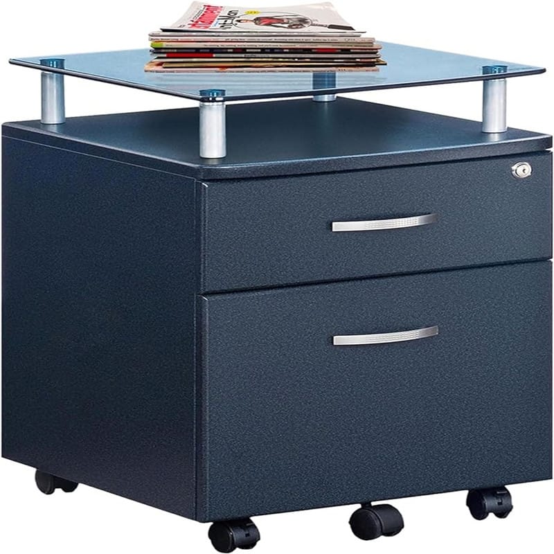 Rolling File Cabinet - 17.5"D x 15.75"W x 24"H