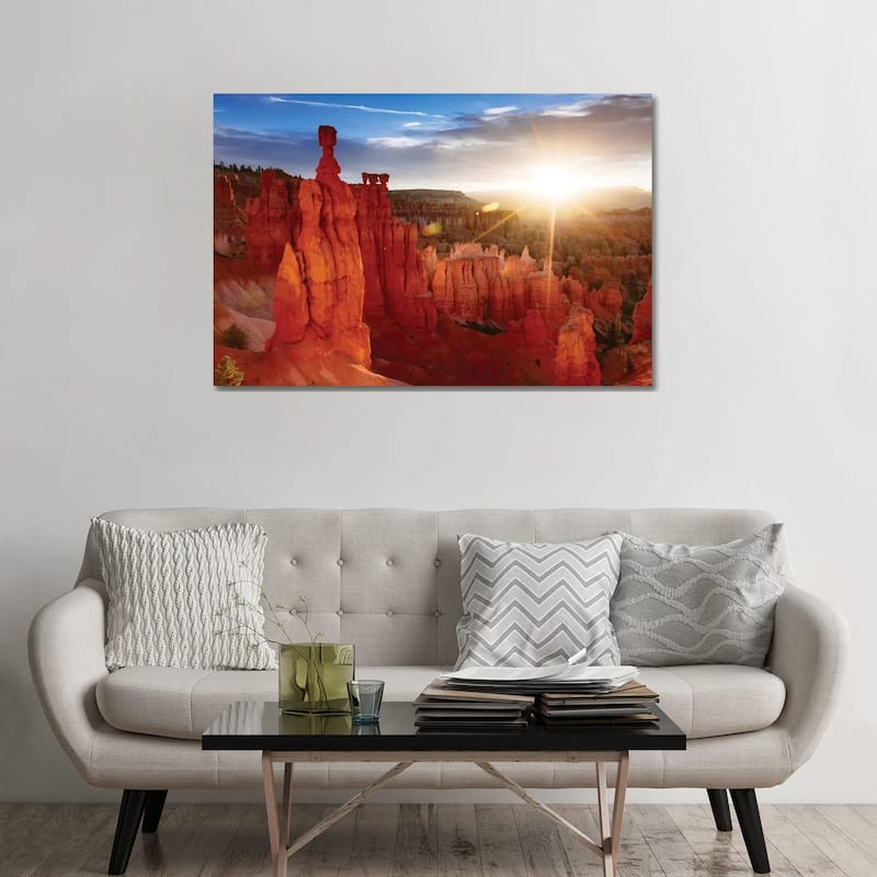 iCanvas "Sunrise, Thor's Hammer, Bryce Canyon National Park, Utah, USA" by Matteo Colombo Canvas Print - 32x48x1.5