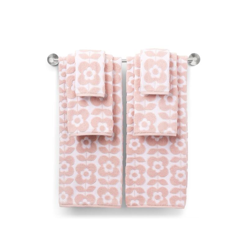 Caro Home Daisy Garden Pink Fairy 6pc Set Towel Set