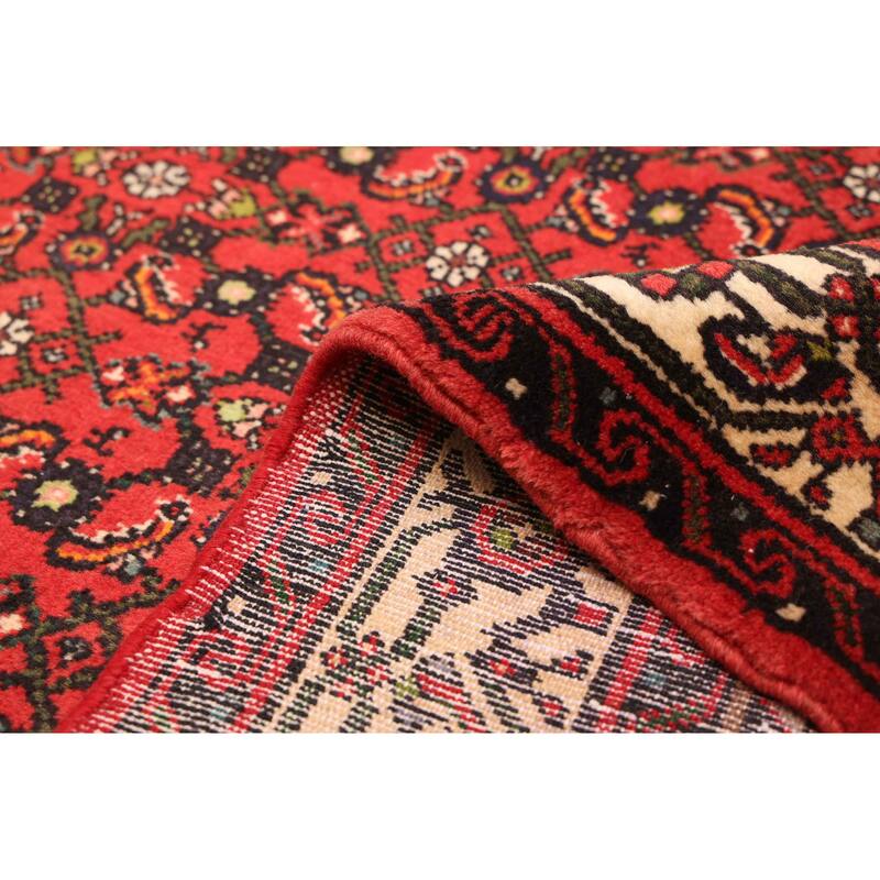 ECARPETGALLERY Hand-knotted Andelz Red Wool Rug - 3'7 x 4'11