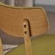 preview thumbnail 139 of 141, Christopher Knight Home - Chazz Mid-Century Modern Upholstered Dining Chairs Set with Solid Wood Splayed Leg