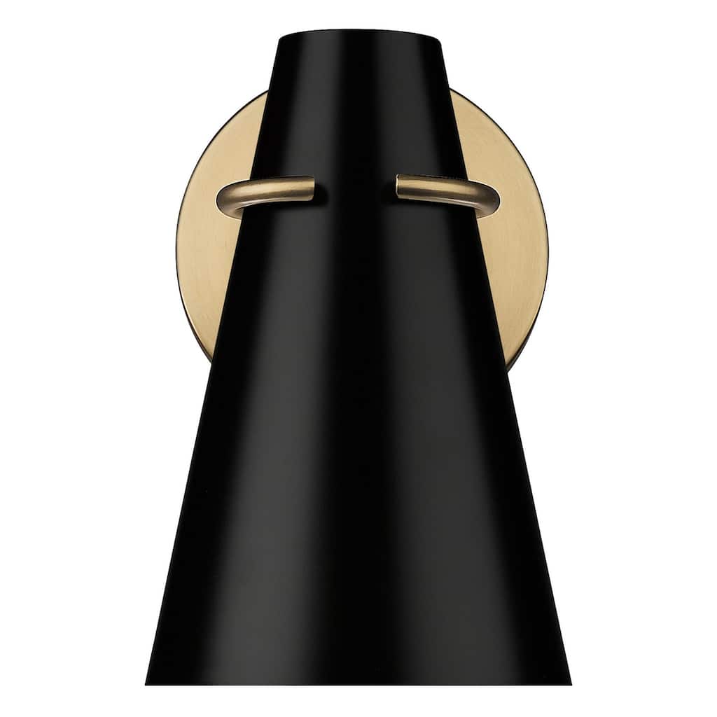 Golden Lighting 2122-1W Reeva 9" Tall Bathroom Sconce