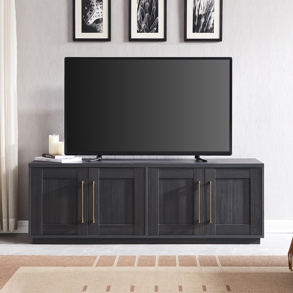 Henn&Hart Mobile TV Bianco Faggio Stile Transitional – Credenza Multiuso Per Soggiorno, Camera E Ufficio - 2
