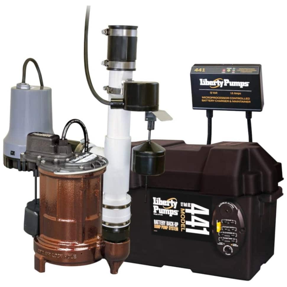 Liberty Pumps PC 1/3HP Sump Pump with Battery Back-Up System