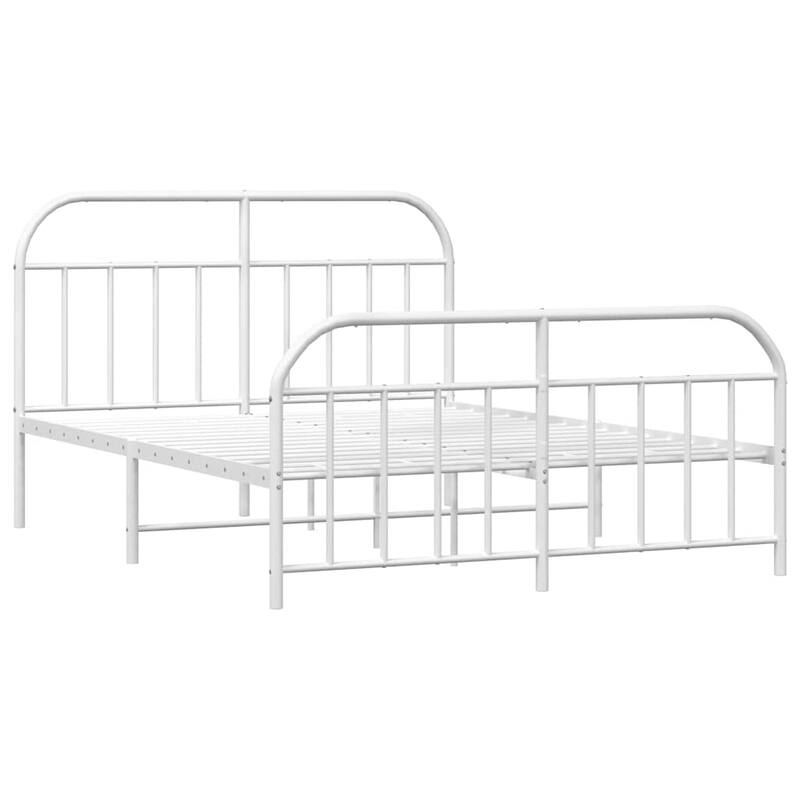 vidaXL 12 Inches Metal Bed Frame No Mattress