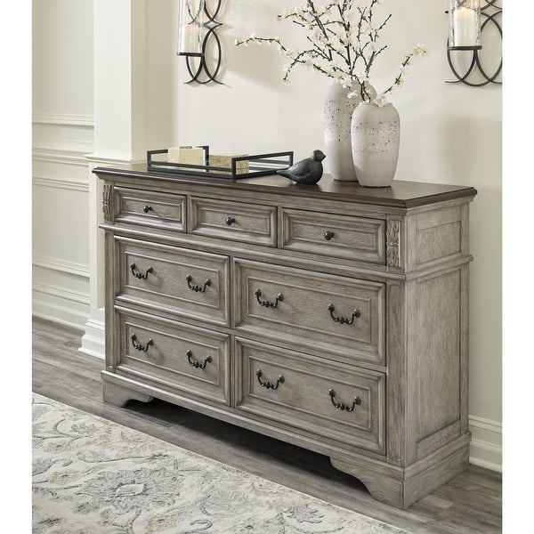 slide 2 of 5, Ashley Furniture Lodenbay Gray & Brown Dresser