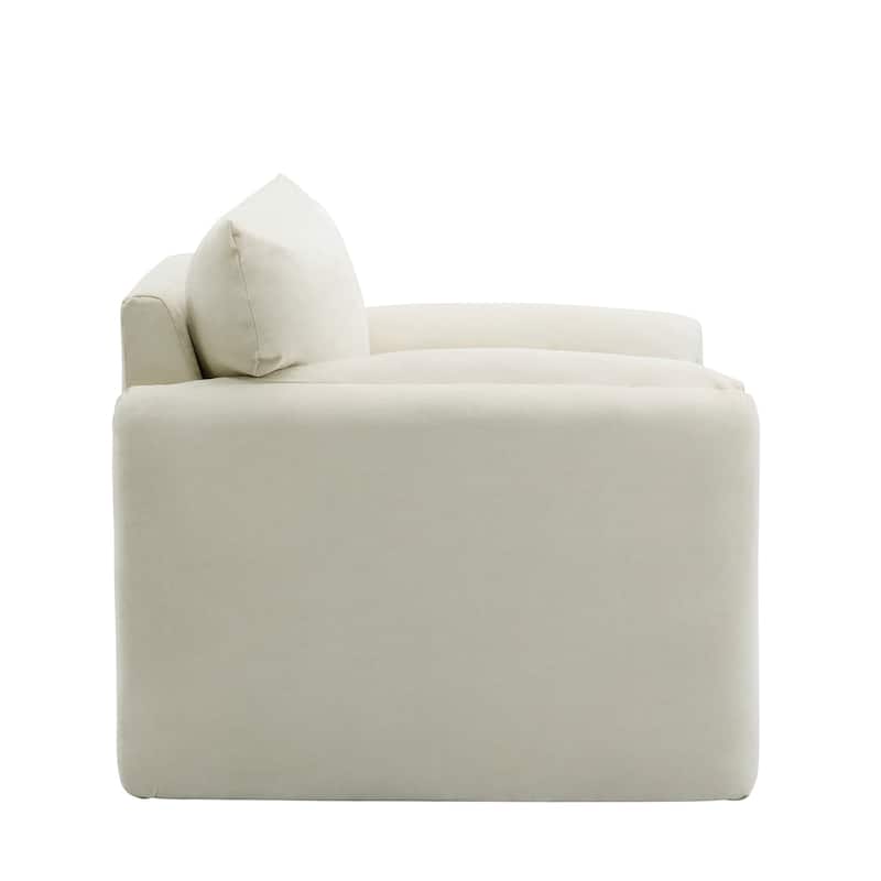 Modern Style Chenille Oversized Armchair Accent Chair