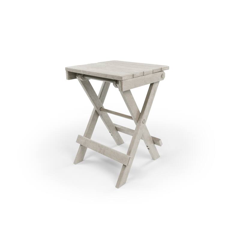 San Juan Fully Assembled All-Weather Recycled HDPE Outdoor Folding Bistro table