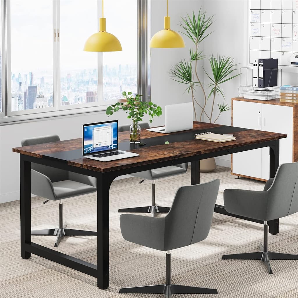 63" Large Modern Computer Desk for Home Office