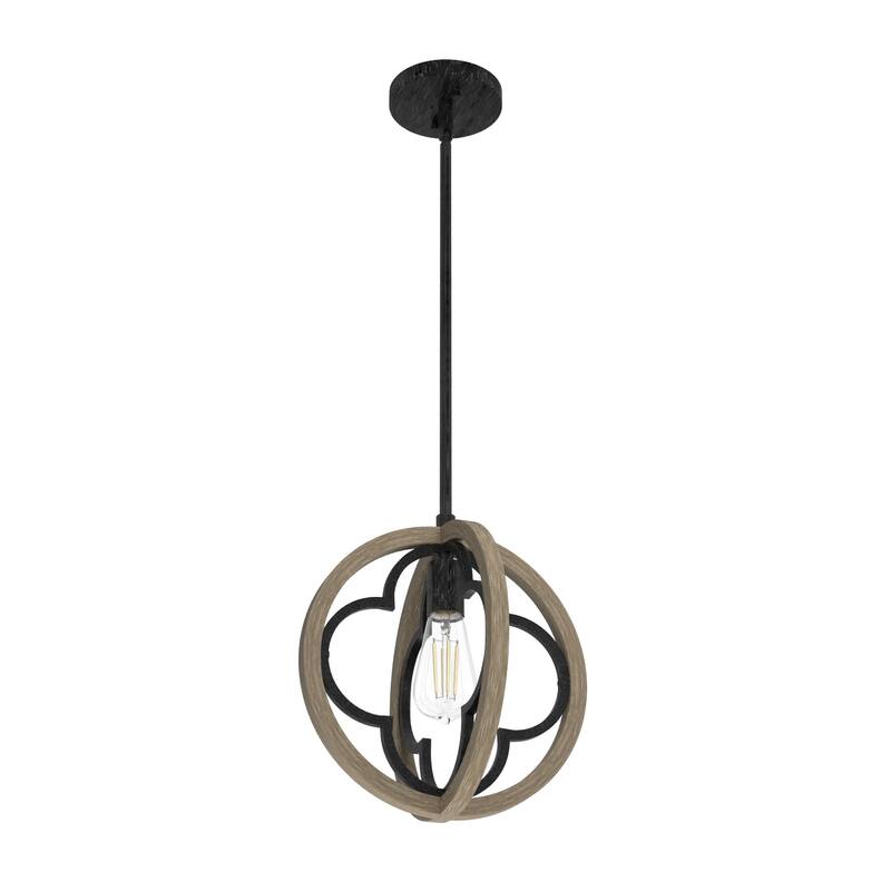Hunter 12" Gablecrest 1 Light Pendant - Kitchen Island, Dining Room - Modern Farmhouse, French Country, Distressed
