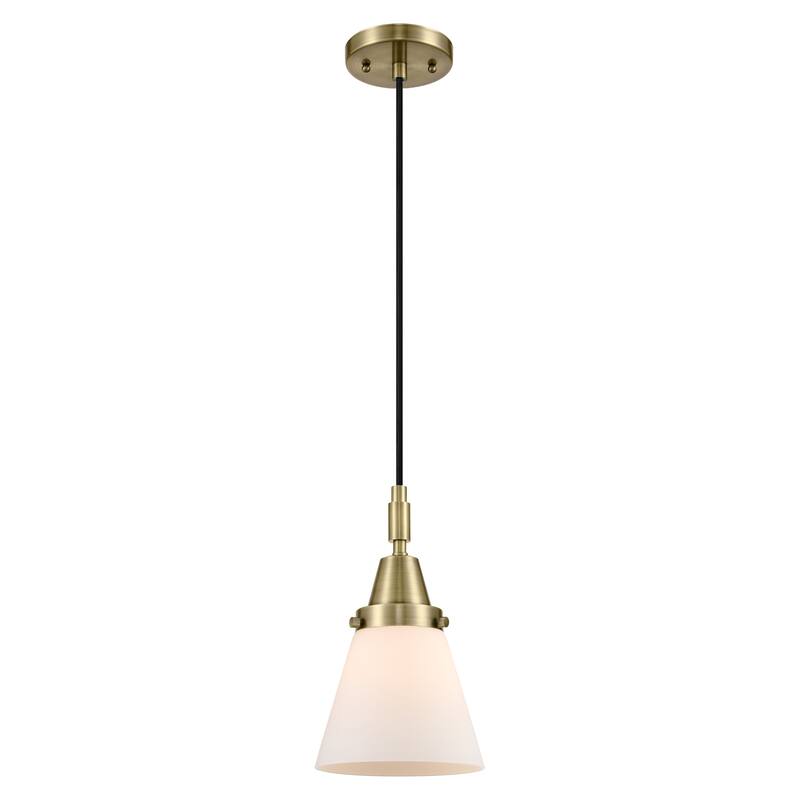 Innovations Lighting 447-1P-G61 Cone 6" Wide Mini Pendant with Matte