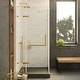 preview thumbnail 5 of 35, Fine Fixtures Frameless Shower Enclosure Hinged Glass Shower Door - Tempered Glass