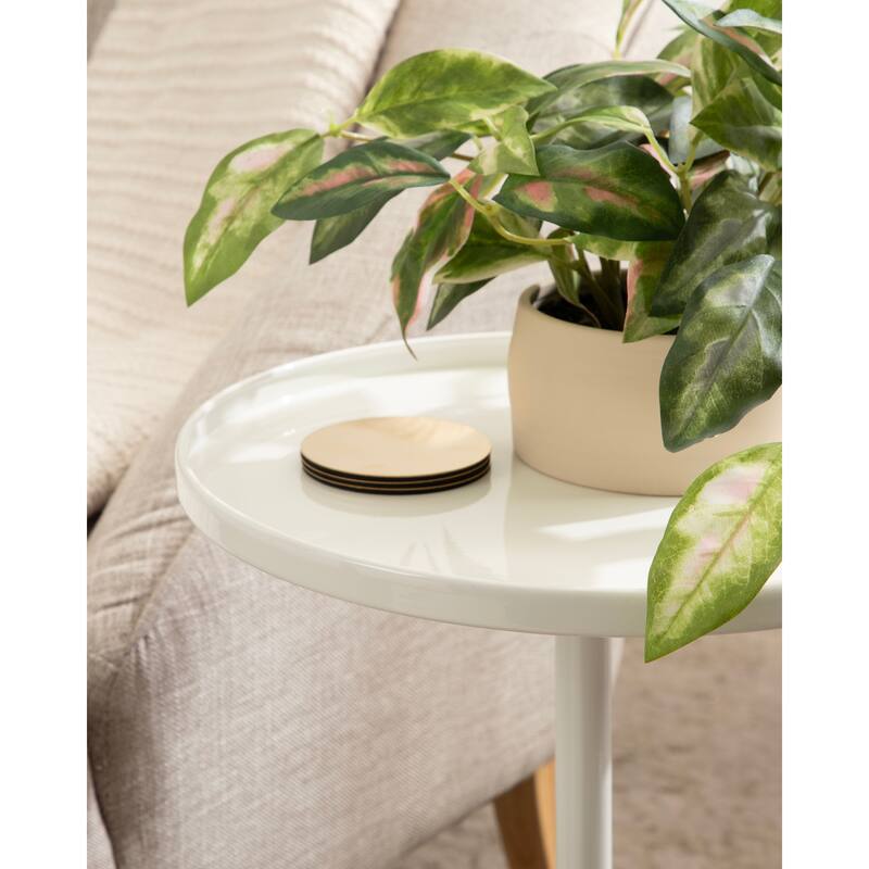 Kate and Laurel Tira Round Side Table