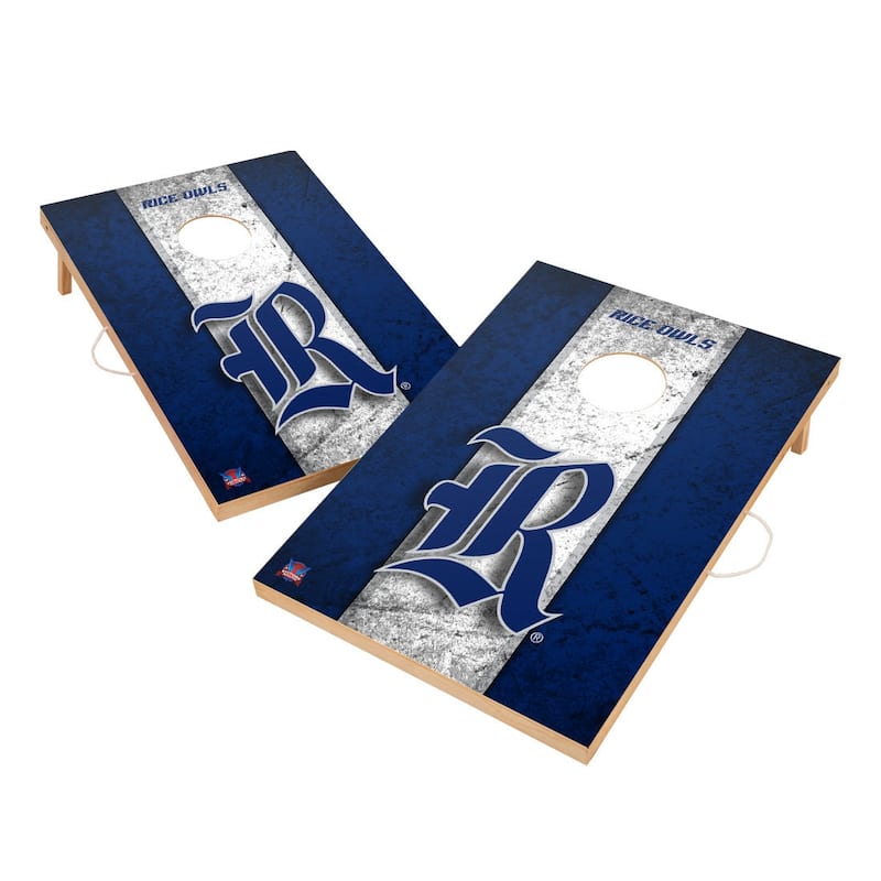Vintage Rice University Owls Regulation 2x4 Cornhole Set