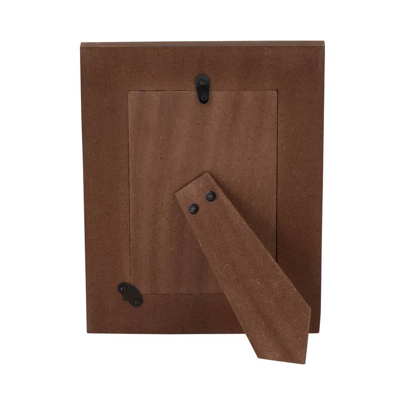 Wood Resin Flower Field Photo Frame - Ivory