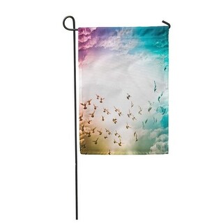 Shop Peace Dove Flying On Blue Sky Freedom Pigeon Hope Holy Nature Day Fly Cloud Garden Flag Decorative Flag House Banner On Sale Overstock 31382498