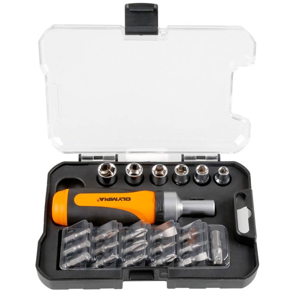 Multi-bit Screw Screwdriver Ratchet Handle Set