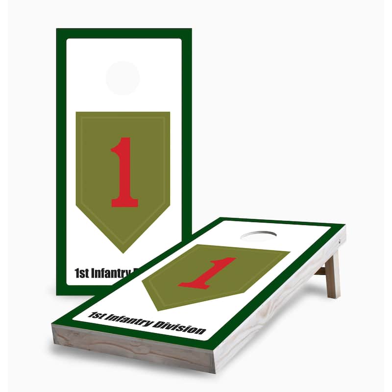 1st Infantry Division Corn Hole Board Set - 16 Years and Up