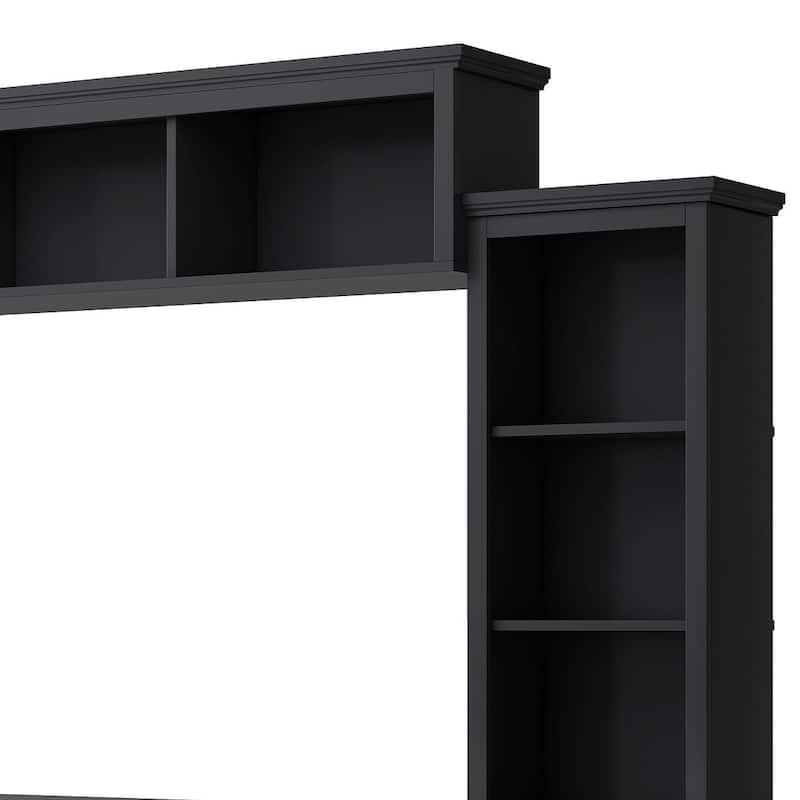 Modern Minimalist Entertainment Wall Unit Sets with TV Stand for TVs Up to 70"/75''