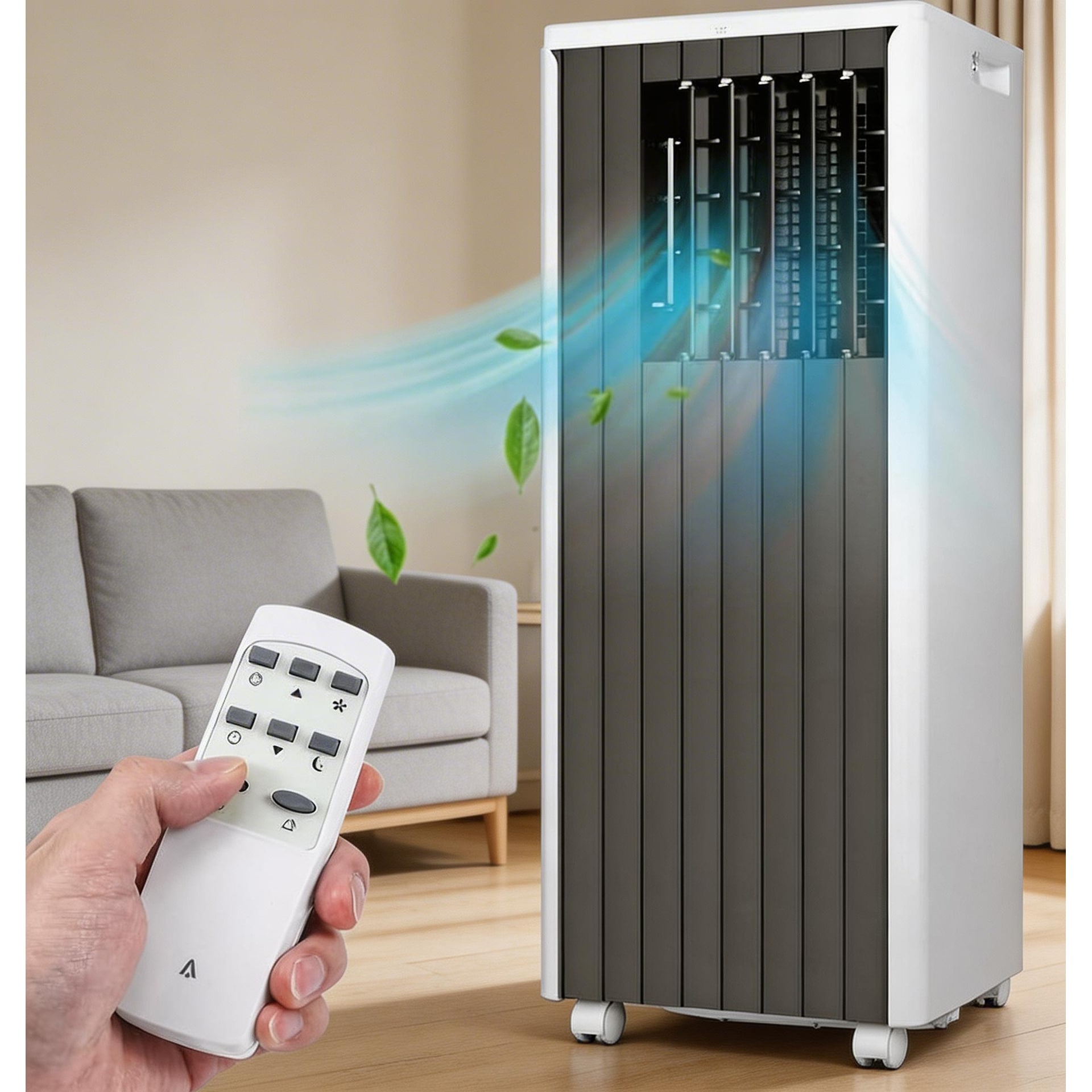 8000 BTU Portable Air Conditioner, Cool Up to 350 Sq.ft