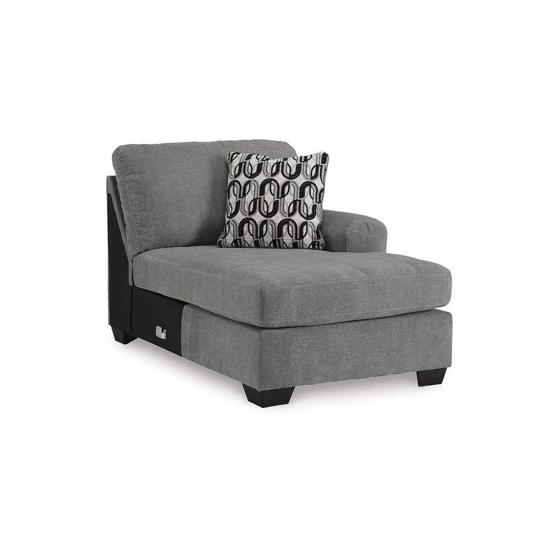 Signature Design by Ashley Birkdale Court Gray 3-Piece Sectional - 138" W x 64" D x 38" H