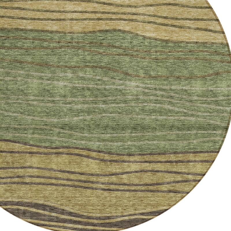 HomeRoots Striped Transitional Rectangle Outdoor Rug