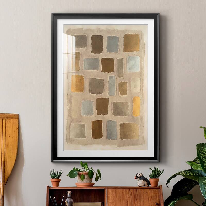 Sand Shaped II Premium Framed Print - Ready to Hang