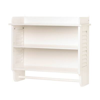 Accent Plus Nantucket Bathroom Wall Shelf