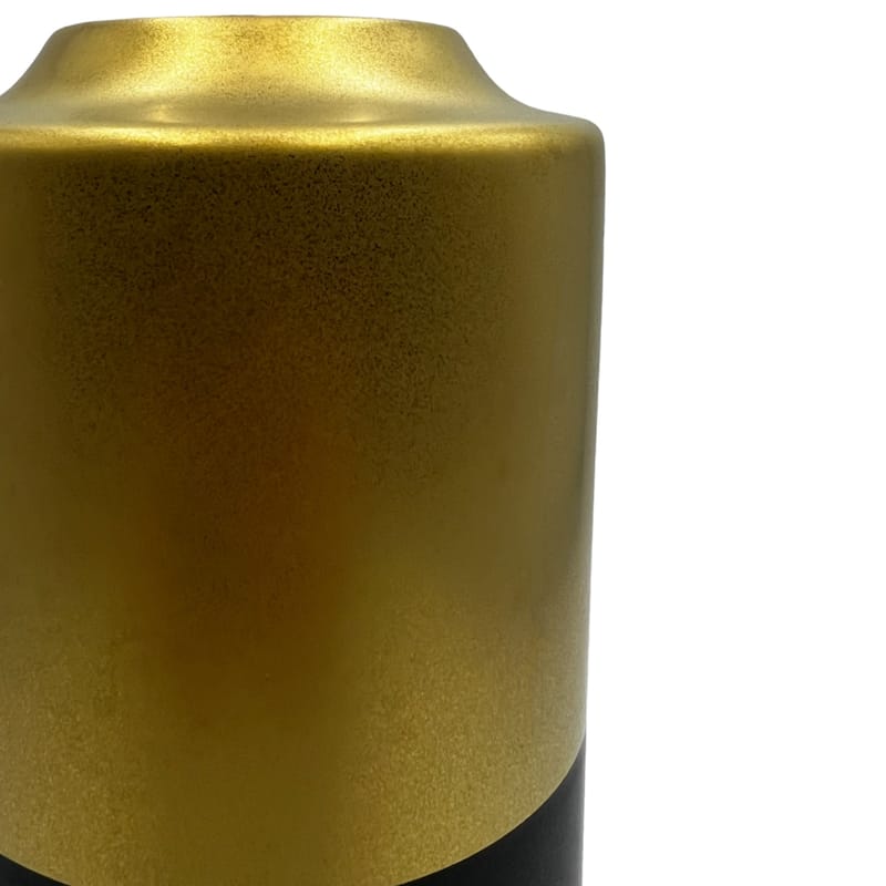Black and Gold Modern Ceramic Vase