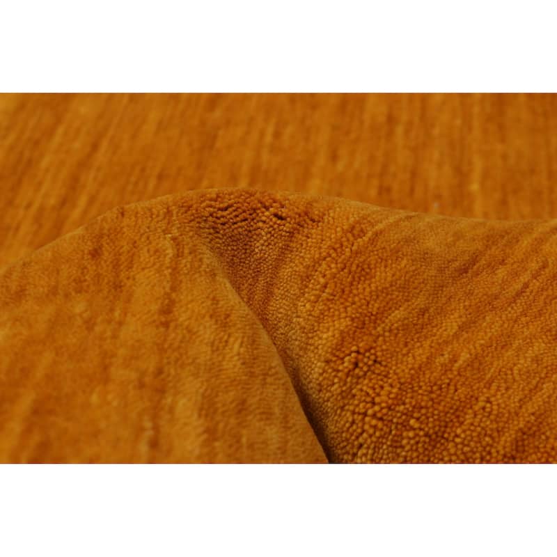 Kashkuli Gabbeh Gold Rug 8'1" x 9'8" - 8'1 x 9'8