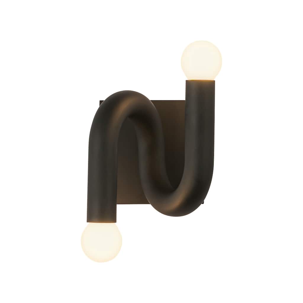 Alora Lighting WV420206 Sadie 2 Light 6" Tall Bathroom Sconce