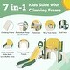 preview thumbnail 9 of 22, Kids Slide Playset Structure 7 in 1 with Slide and Basketball Hoop