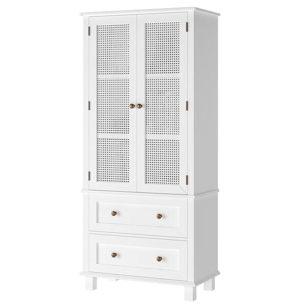Kitchen Pantry Storage Tall with Doors and Drawers
