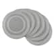Design Imports Silver Doubleframe Kitchen Placemat Set (Set of 6)