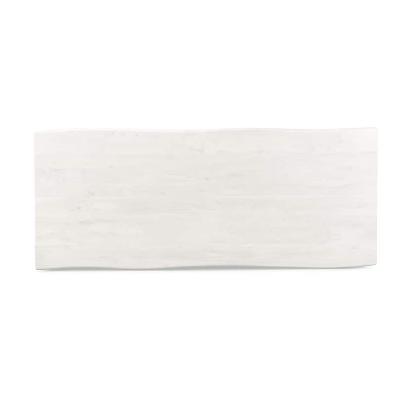 Urbia Brooks Solid Acacia Dining Table Top - 40" x 92" - White Wash