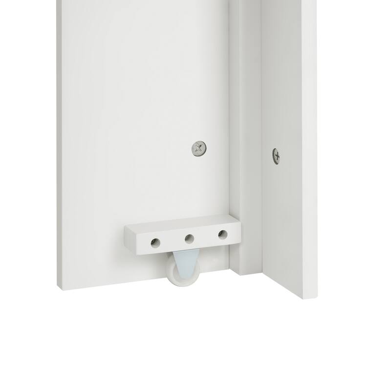 Roomfitters Extendable Dining Table, Mobile Kitchen Island, Rolling Storage Cabinet with Power Outlet