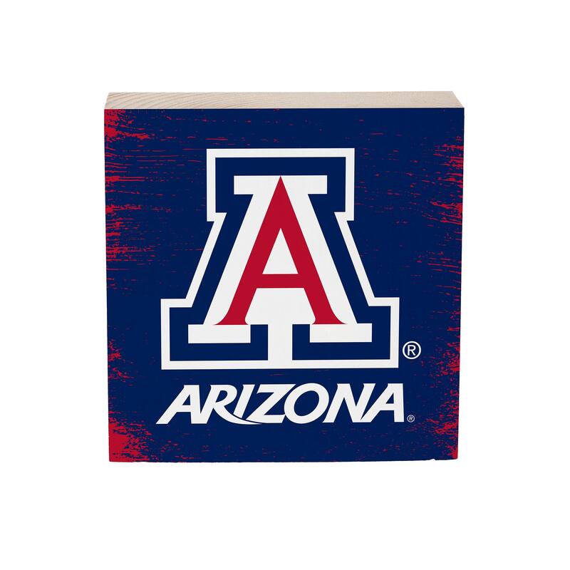 University of Arizona Wooden Tabletop Mantel Shelf Sign