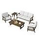 preview thumbnail 42 of 99, 5-Piece Teak Outdoor Conversation Set with Tables.