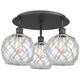 Option Matte Black / Clear Glass with White Rope