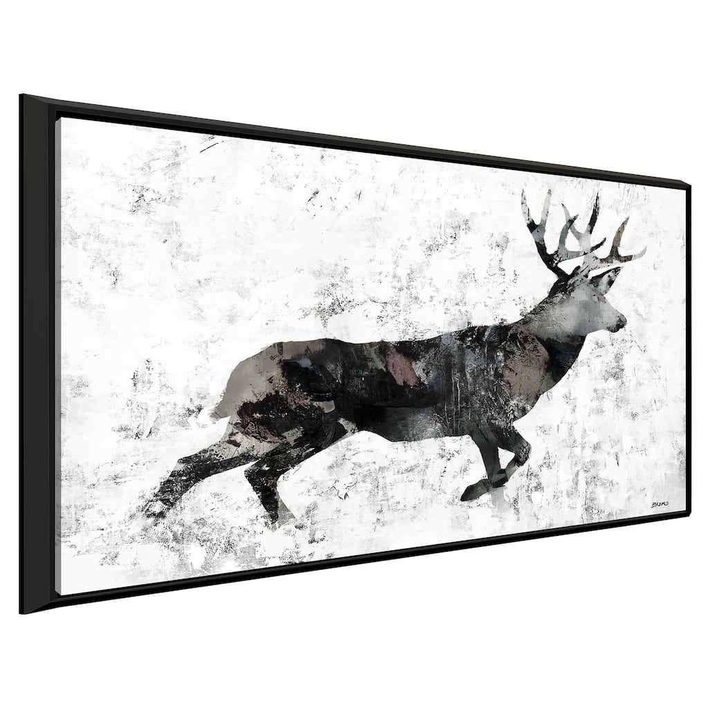 "Deer" by Scott Brems Print on Floating Canvas