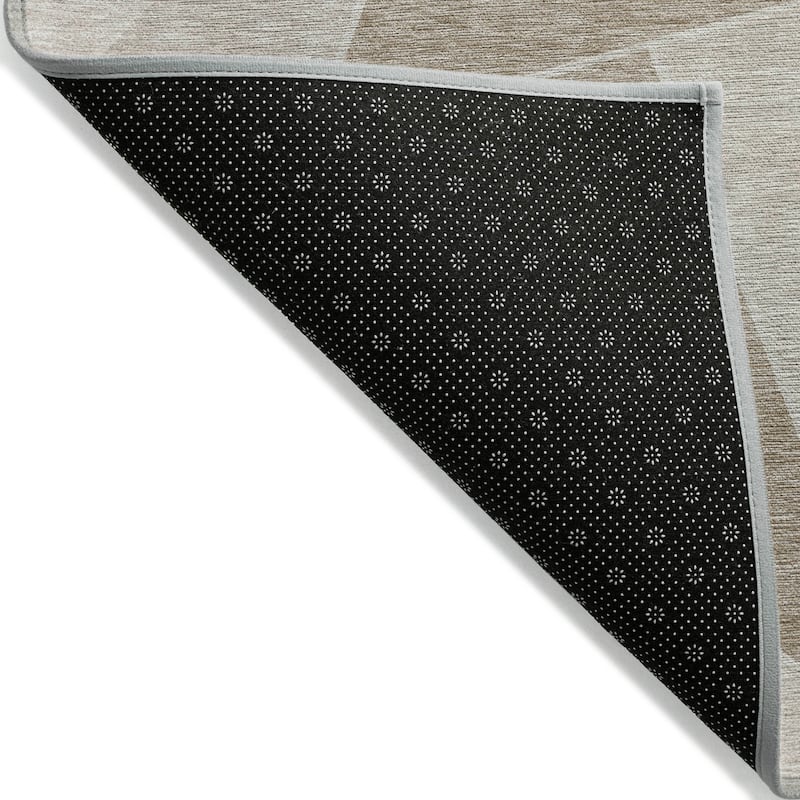 Machine Washable Indoor/ Outdoor Chantille Modern Mosaic Rug